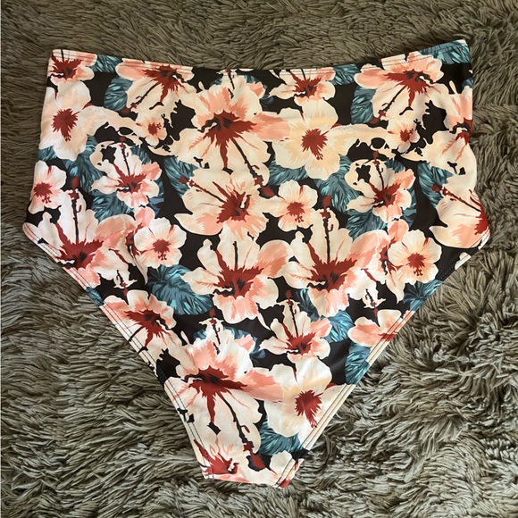 🌸High Waisted-Tummy Control Bathing Suit Bottoms/Size XL - Picture 3 of 3